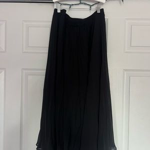 A New Day black midi skirt with pleats